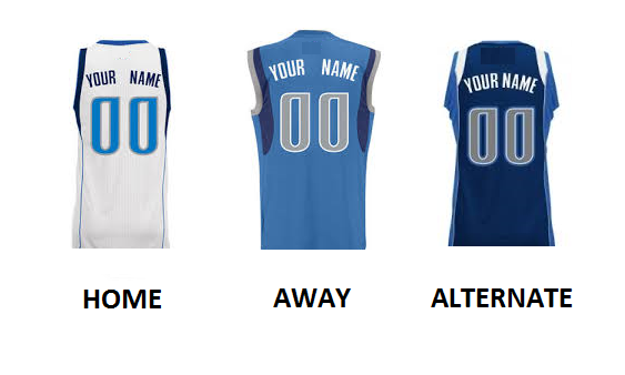 (image for) DALLAS PRO BASKETBALL Number Kit